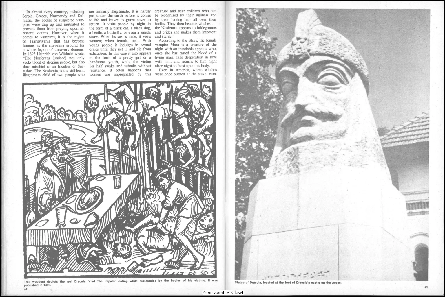 Dracula Classic Magazine, Eerie Publications, 1976 Dracula Classic Magazine, Eerie Publications, 1976