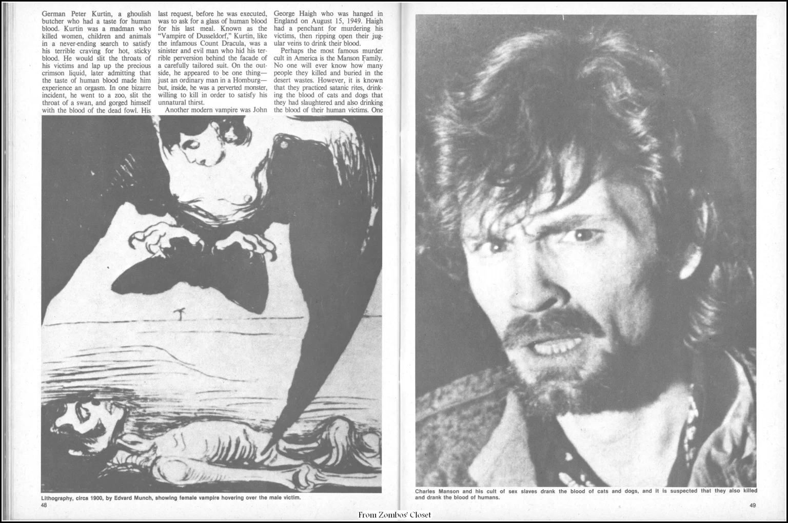 Dracula Classic Magazine, Eerie Publications, 1976 Dracula Classic Magazine, Eerie Publications, 1976