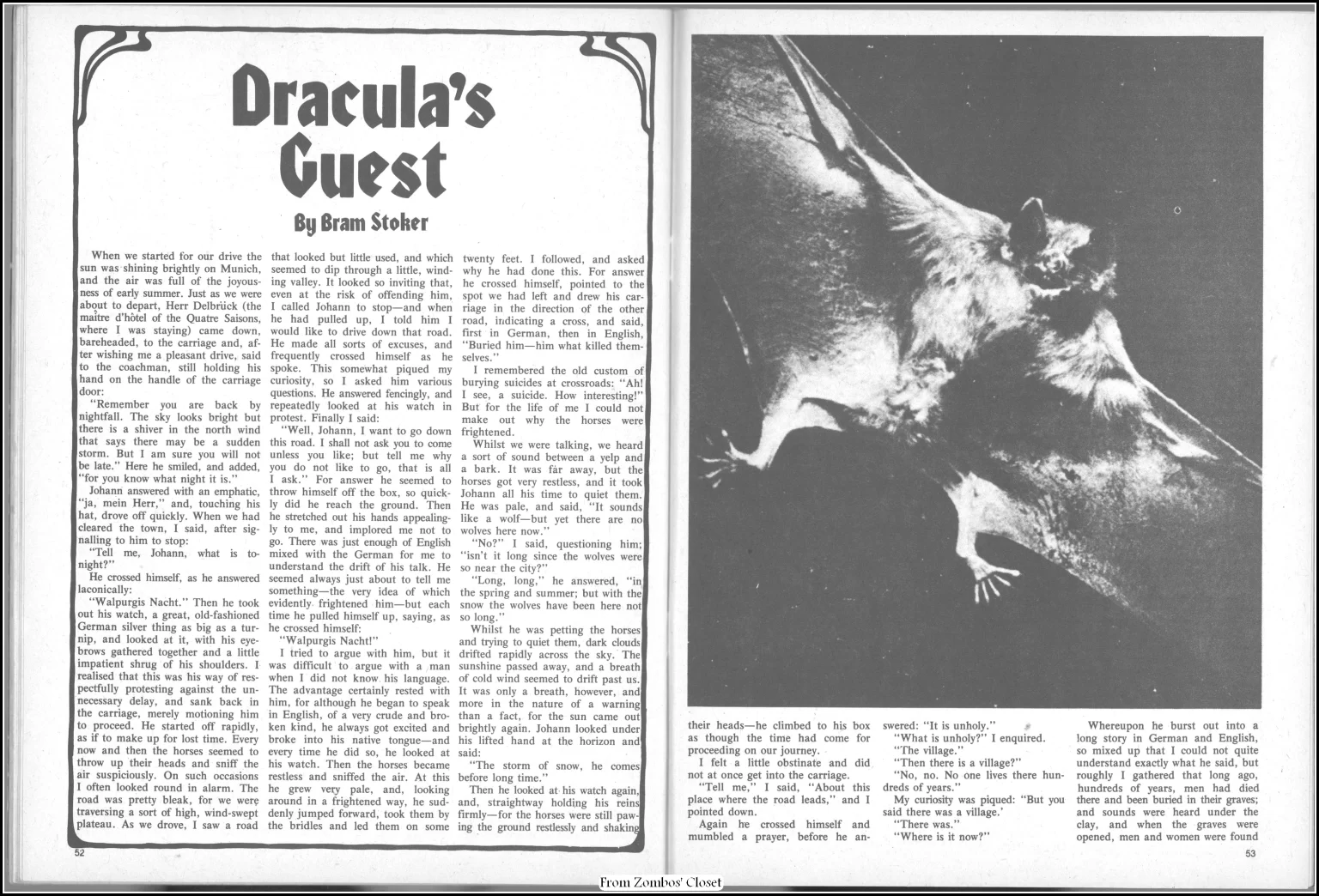 Dracula Classic Magazine, Eerie Publications, 1976 Dracula Classic Magazine, Eerie Publications, 1976