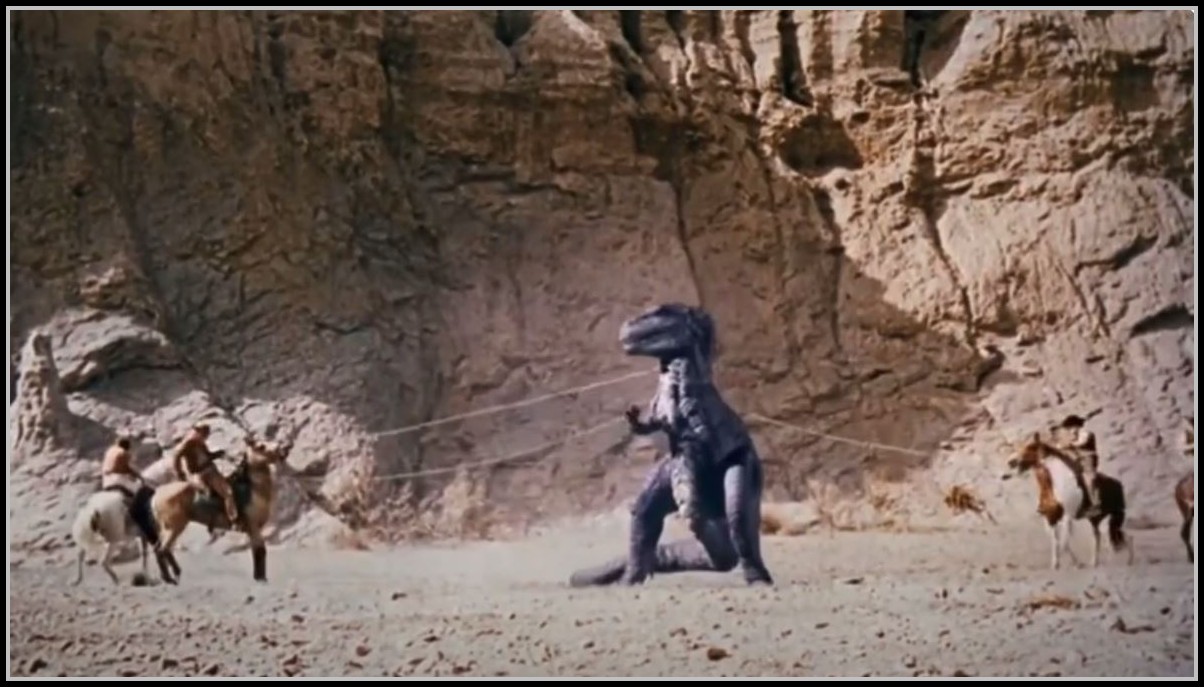 The awe-inspiring roping scene in The Valley of Gwangi. Ray at his best! The awe-inspiring roping scene in The Valley of Gwangi. Ray at his best!