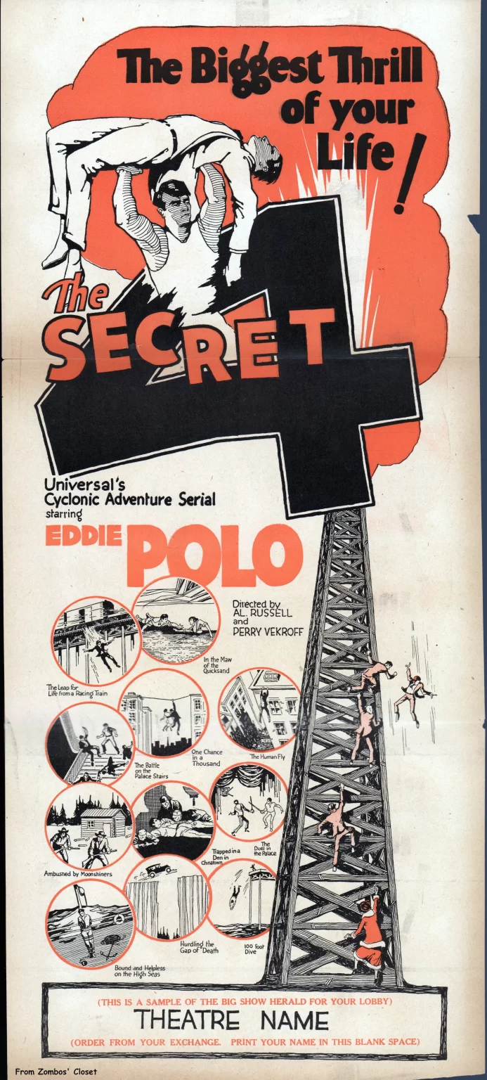 The Secret 4 1921 Movie herald The Secret 4 1921 Movie herald