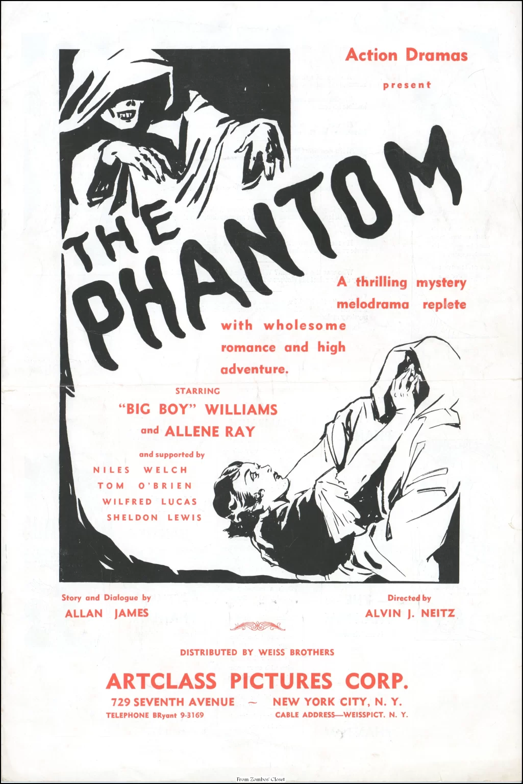 The Phantom 1931 movie pressbook The Phantom 1931 movie pressbook