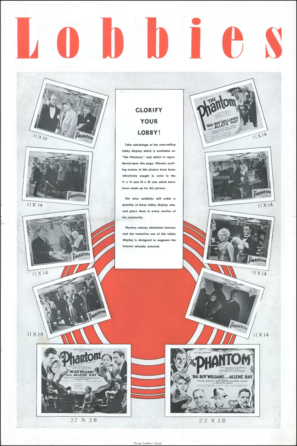 The Phantom 1931 movie pressbook The Phantom 1931 movie pressbook