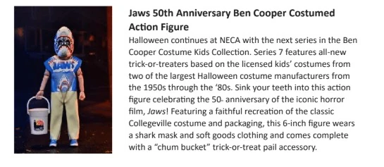 NECA Jaws Ben Cooper Costumed Figure NECA Jaws Ben Cooper Costumed Figure