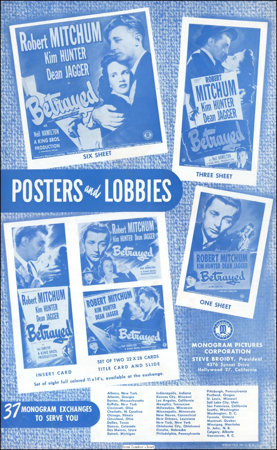 When Strangers Marry 1944 movie pressbook When Strangers Marry 1944 movie pressbook