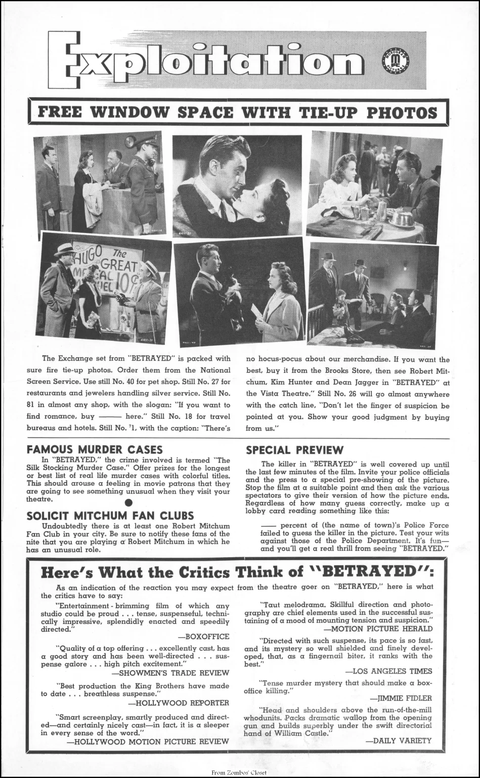 When Strangers Marry 1944 movie pressbook When Strangers Marry 1944 movie pressbook