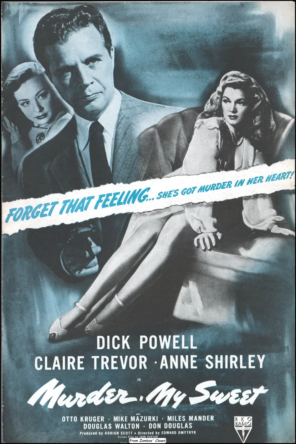 Murder, My Sweet 1944 pressbook