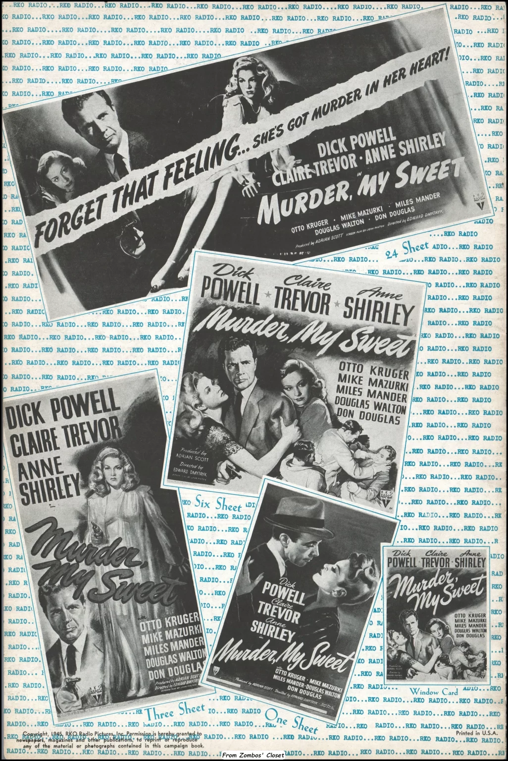 Murder, My Sweet 1944 pressbook Murder, My Sweet 1944 pressbook