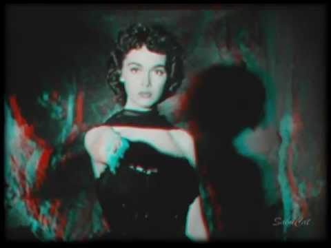 Laser beams are shot from the wand device held by Barbara Rush. Laser beams are shot from the wand device held by Barbara Rush.