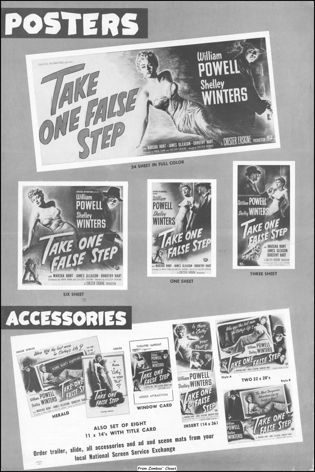 Take One False Step (1949) Pressbook Take One False Step (1949) Pressbook