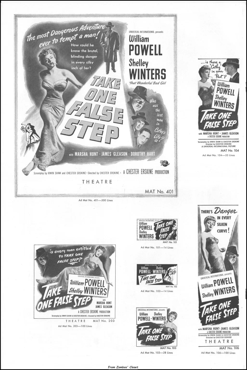 Take One False Step (1949) Pressbook Take One False Step (1949) Pressbook