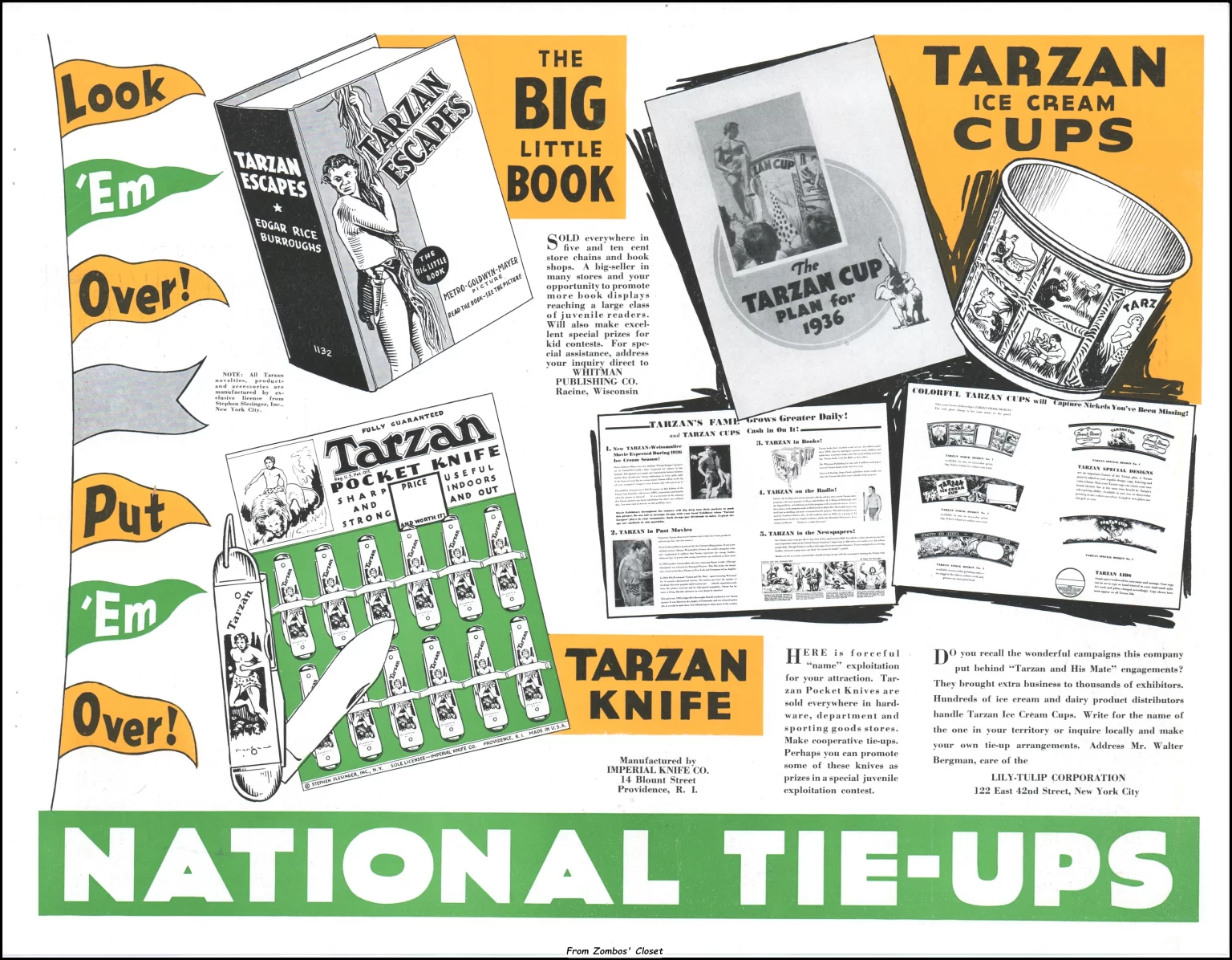 Tarzan Escapes Showmanship Pressbook Tarzan Escapes Showmanship Pressbook