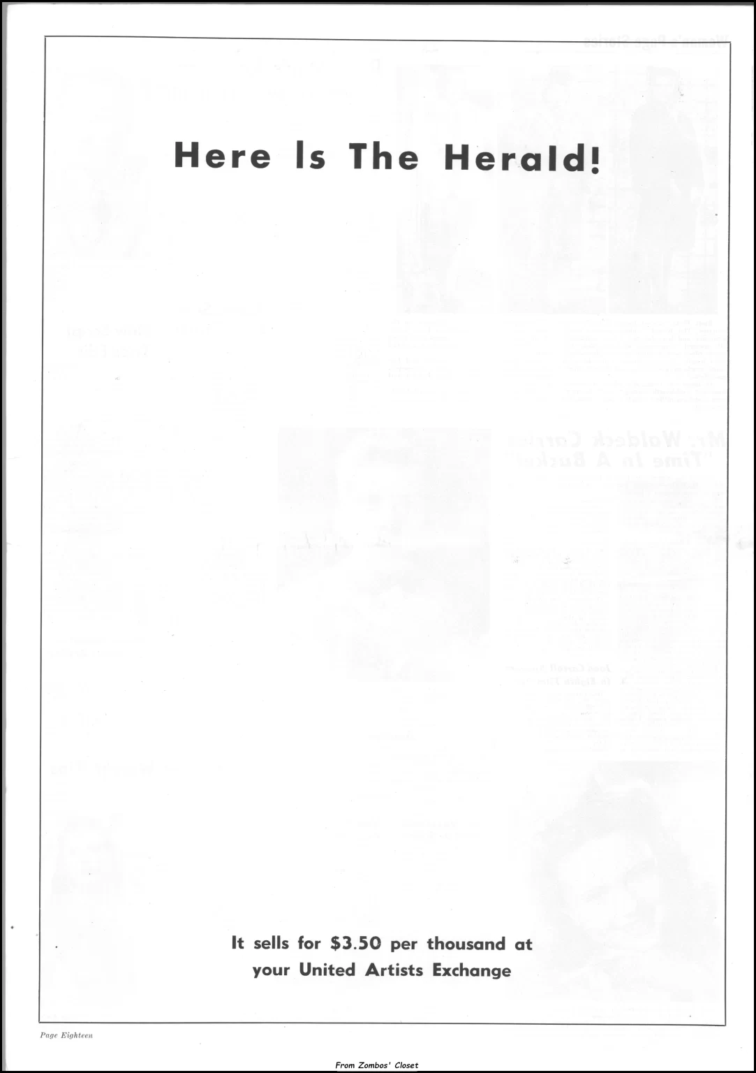 Tomorrow the World 1944 Pressbook Tomorrow the World 1944 Pressbook