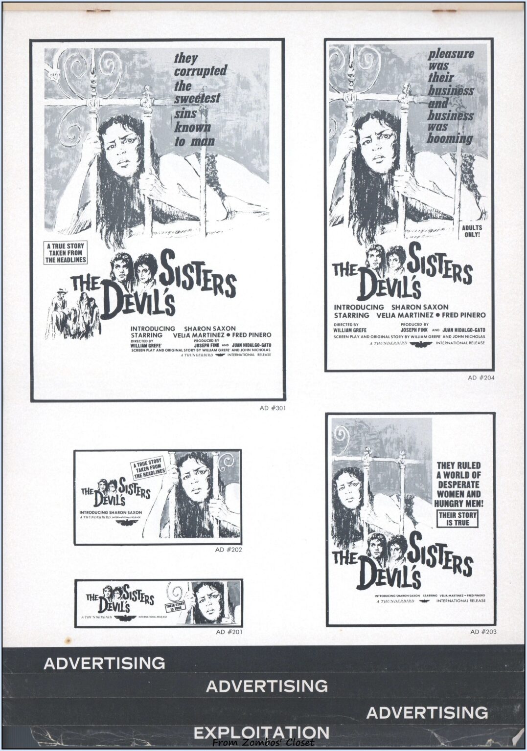 The Devils Sisters Pressbook