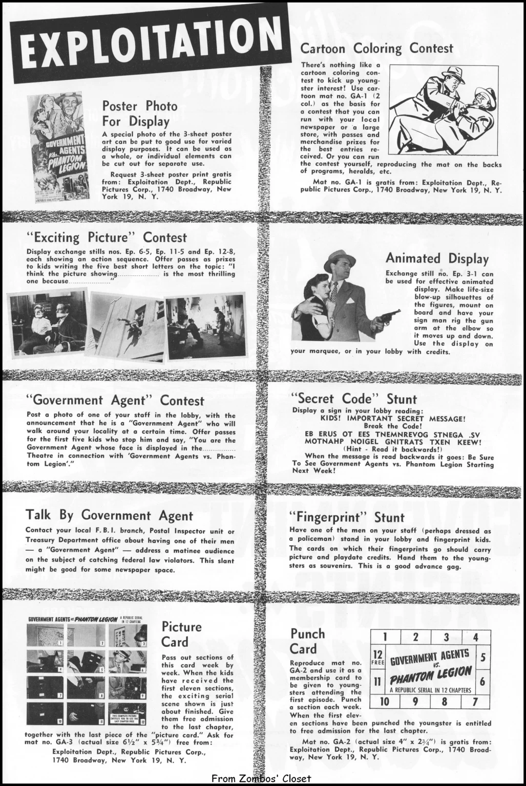 Government Agents vs Phantom Legion Pressbook Government Agents vs Phantom Legion Pressbook