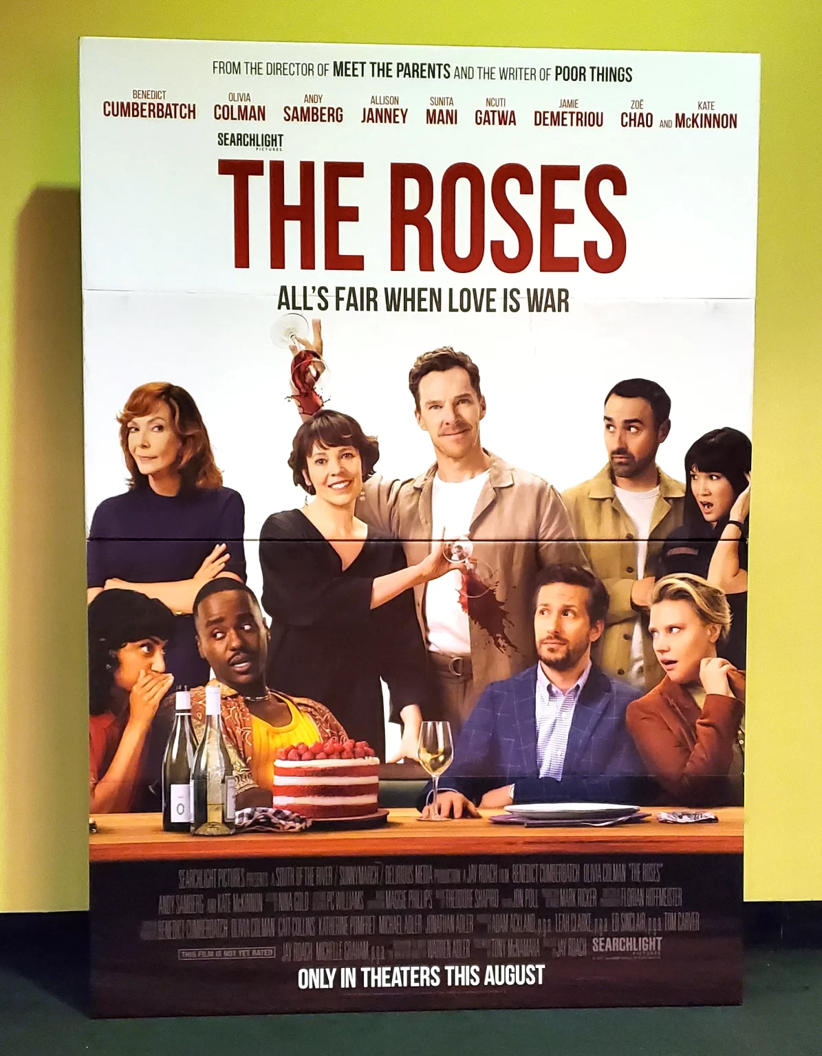 The Roses movie theater standee The Roses movie theater standee