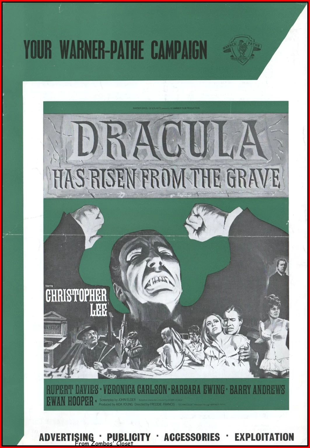 Dracula has risen from the grave UK pressbook. Dracula has risen from the grave UK pressbook.