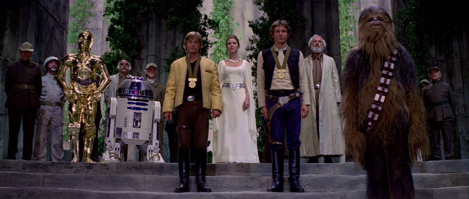 Star Wars a New Hope, award scene