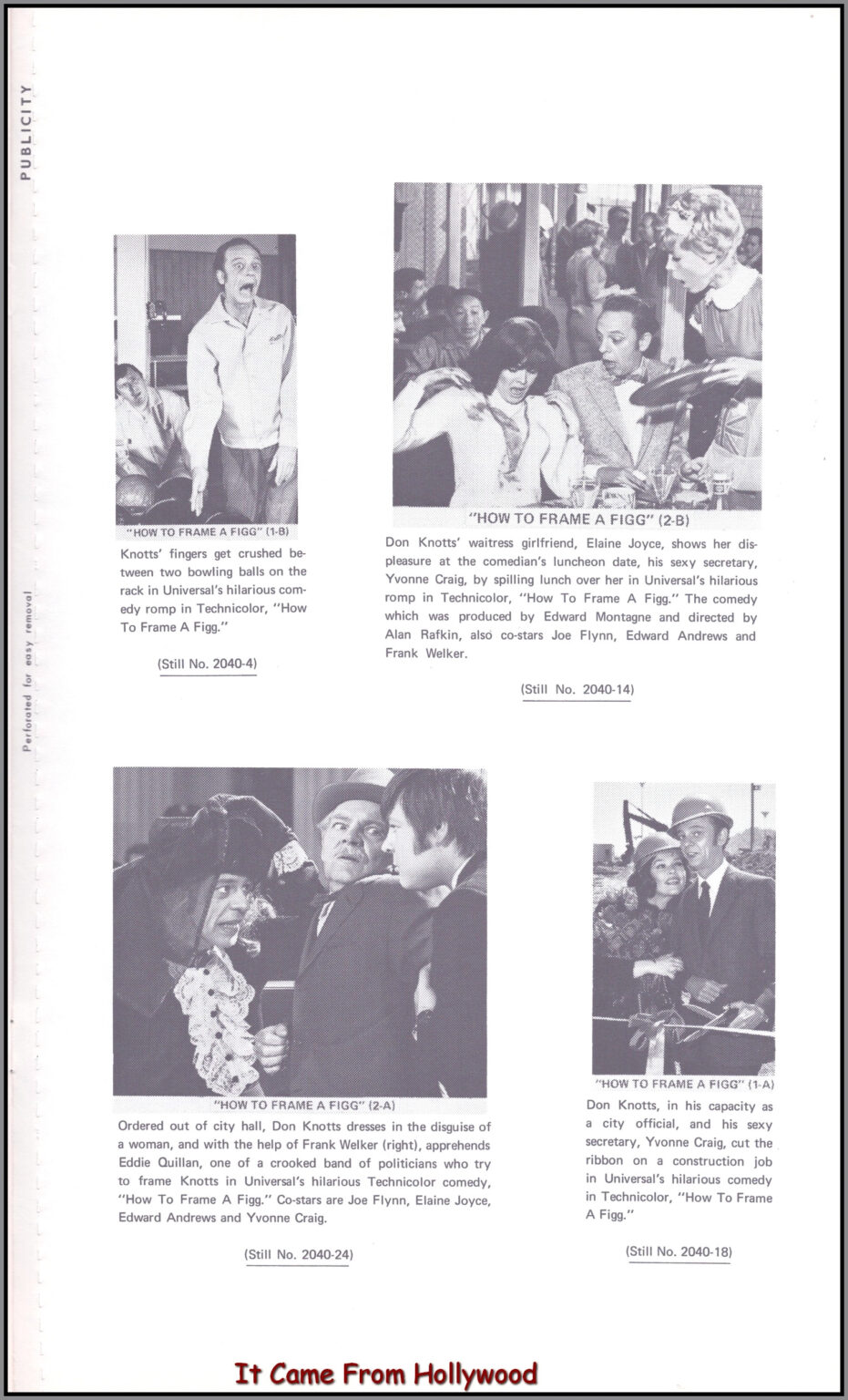 How to Frame a Figg 1971 movie pressbook