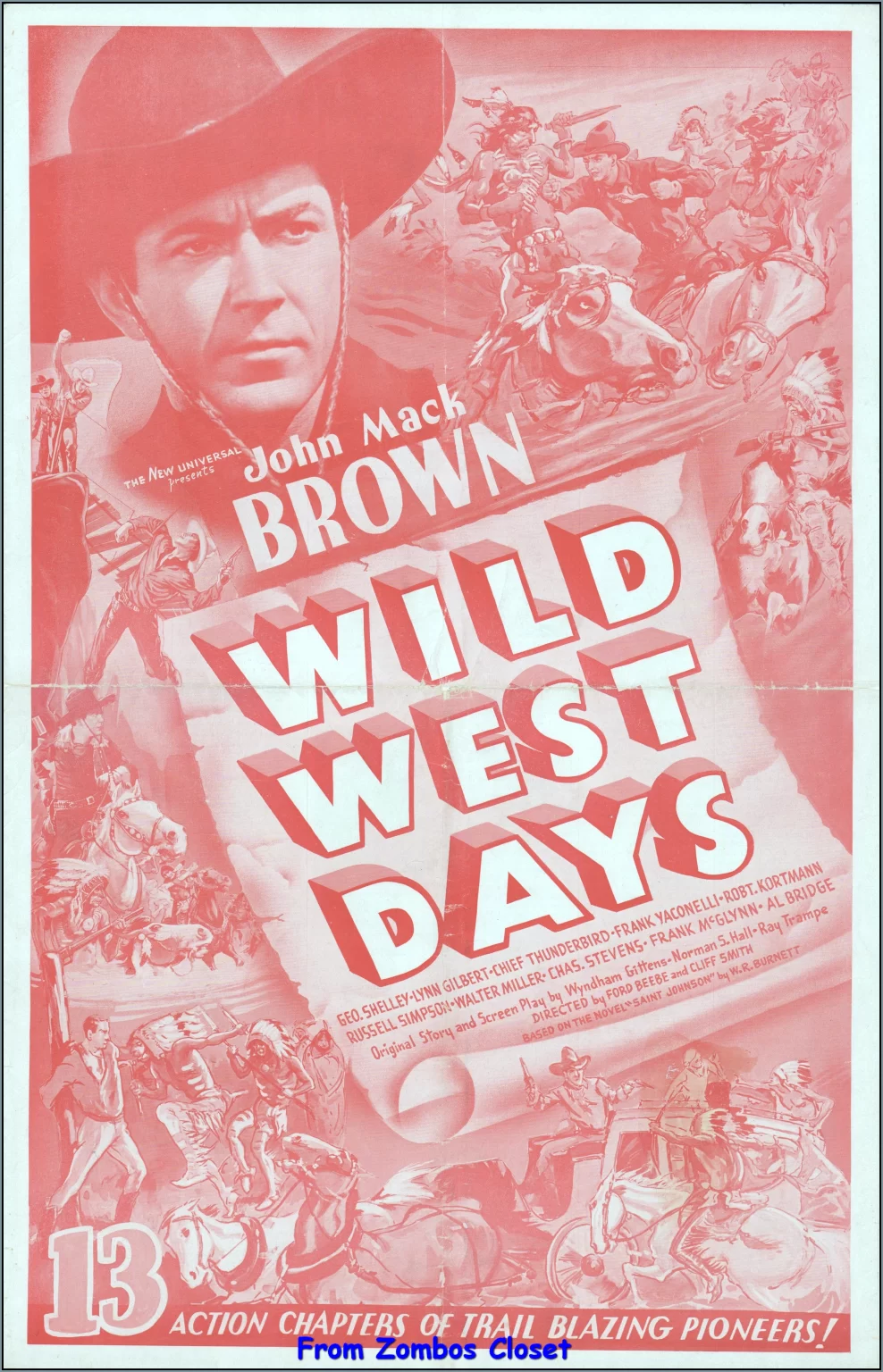 Wild West Days 1937 movie serial pressbook Wild West Days 1937 movie serial pressbook