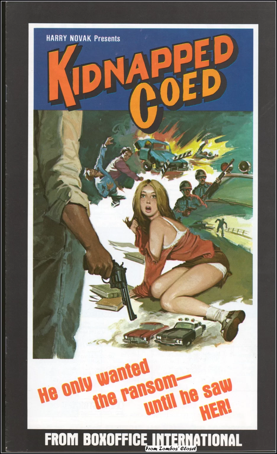 Kidnapped Coed movie pressbook Kidnapped Coed movie pressbook