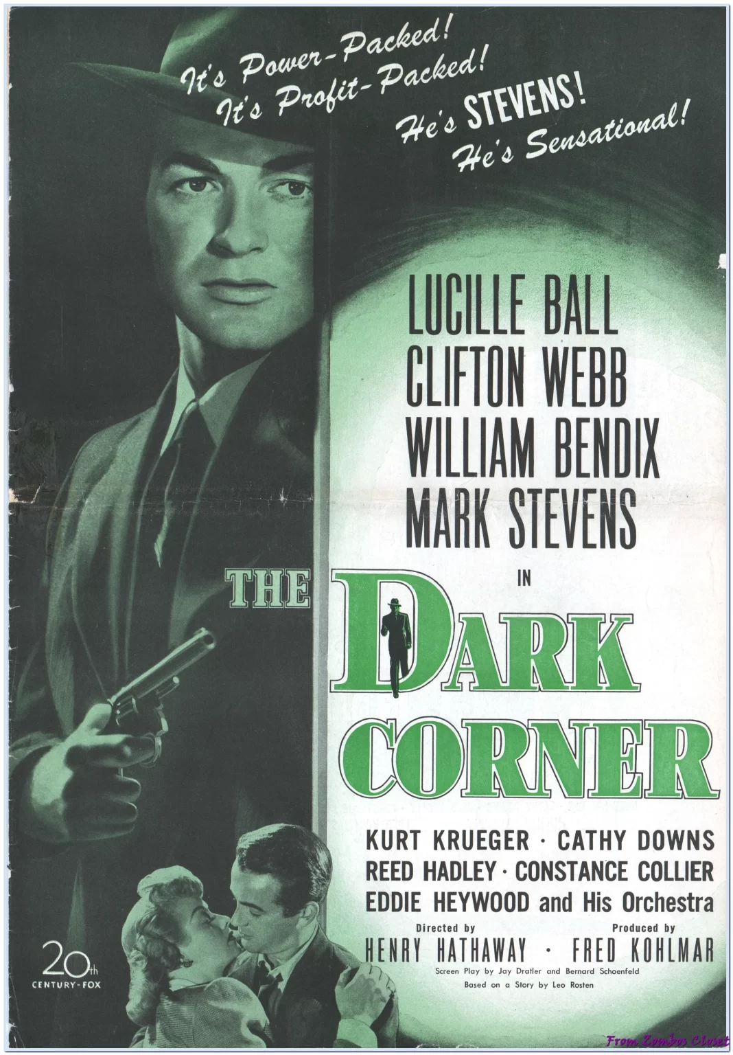 The Dark Corner movie pressbook