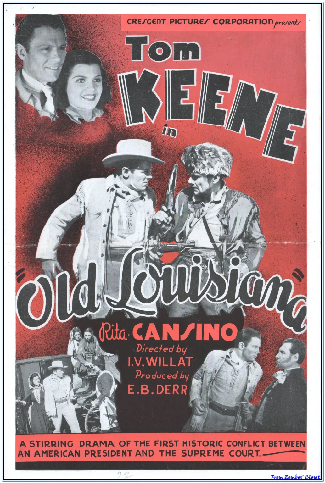 Tom Keene Old Louisiana pressbook Tom Keene Old Louisiana pressbook